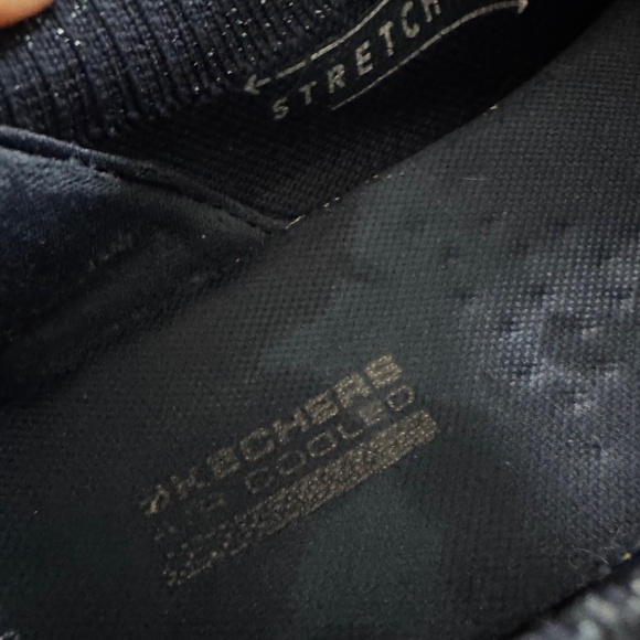 Sketchers Go Walk machine washable starlit navy slip ons, size 8.5 - Picture 16 of 16